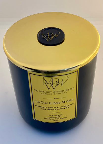 Le Cuir & Bois Ancien | Luxury Soy Wax Candle