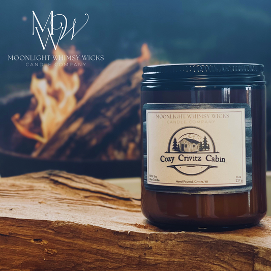 Cozy Crivitz Cabin |  Customizable Luxury Soy Wax Candle