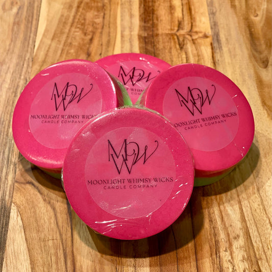 Handcrafted round goat's milk soap bar on an elegant wooden cutting board, showcasing its premium quality and organic ingredients for a luxurious skincare experience.